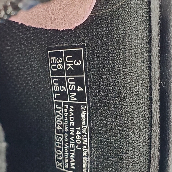 Pink Doc Martens WORN ONCE US 4 - Picture 4 of 15